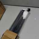 LazBlinds No Drill Blackout Roller Shades, 23" W x 72" H, Black