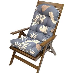 Indoor/Outdoor Rocking Chair Cushion Waterproof 43.319.7in-All Weather Patio&High Back Chair Cushions with Ties,Thicken Outdoor Garden Furniture Chair Pads Replacement (Leaf)