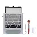 Nail Dust Collector Machine Professional Manicure Nails Dust Vacuum Cleaner Fan Nail Salon Dust Extractor 80w Powerful Nail Vacuum Dust Collector with Multiple Tool Kits Low Noise White
