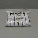 VEIISAR Men's Crewneck Striped T-Shirt Soft Elastic Cotton Tees XL