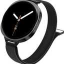 Slim Milanese Metal Bands for Samsung Galaxy Watch 8 Band 40mm 44mm/8 Classic 46 mm Women Men, Stainless Steel Mesh Loop Magnetic Strap for Samsung Galaxy Watch 8 Classic Band 46mm/8 44 mm 40 mm Correa