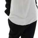 COSUSKET Snug Fit Unisex Adult Onesie Pajamas, Flannel Cosplay Animal One Piece Halloween Costume Sleepwear Homewear (XX-Large, White/Black)