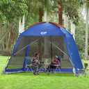 CAMPROS CP Screen House Tent 10 x 10 Ft Screened Mesh Net Wall Canopy