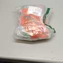 AOFITEE Dog Coat Warm Dog Puffer Jacket for Winter, Windproof Dogs Coat with Harness Built in, Reflective Turtleneck Dogs Winter Jacket Snowsuit, Full Body Fleece Coats for (Large,Orange)