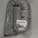 QUOLIX Triangle Under-Door Draft Stopper, 38 Inch Noise Blocker, Weighted Weather Stripping, Gray Cotton & Polyester, Multi-Function Noise & Light Blocker,Gray