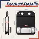 Zonon Tape Measure Holder for Belt Drill Holder for Tool Belt Tape Measuring Belts Clip Low Profile Fits up to 2.12" Tools Belts, Drills Holster Quick Response Drill Clip for Tool Bags Pockets