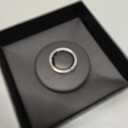 Smart Ring Health Tracker, Wireless Charging Case Fitness Ring, Brushed Stainless Steel Ring with Sleep and Exercise Tracking, Compatible with iOS and Android (Silver, 7)