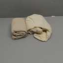 lulumoon Pack N Play Sheets: Soft & Breathable Playard Sheets for Boys and Girls - Fitted for Most Pack N Play and Playard Mattress (White & Cream)