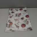 2 x Vnaaem White Christmas Wrapping Paper Red Stripe Snowy Scene House Holiday Style Gift Wrap Paper Bulk for Winter Xmas Birthday Party - 20 X 28 Inches 8 Folded Sheets