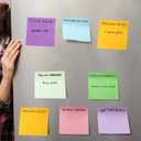 Zonon 24 Pieces Cool for School Sticky Notes 3 x 3 Inch Back to Classroom Theme Motivational Notepads Fun Positive Gifts for Teacher Nurse Coworkers Work Studying Supplies (Bright Style)