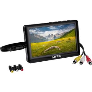 Video to Digital Converter, 4.3" AV Video Capture Box/Video Player, Record Video from VHS, HI8, Camcorder, Set Top Box or Any Source, Analog Video to Digital Converter, Built-in Stereo Speakers Mic-in