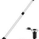 Telescopic Stern Light, Navigation Lights, All Round White LED Anchor, USCG 2NM, Removable 2-Pin Plug-in Base, 12-24VDC, 29.5-44 Inches, for Pontoon Boats