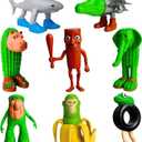Tralalero Tralala Action Figure,Tung Tung Tung Sahur, BRR BRR Patapim,Collectible Animals Figurine Doll Gifts for Fans (Pack of 8)