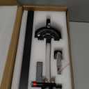 VEVOR Precision Miter Gauge, Standard Slot 3/4'' x 3/8'', Aluminum Alloy Table Saw Miter Gauge with 18 in Grating 15 Angle Stops Adjustable Spring Loaded Plunger and Removable Disc, for Woodworking