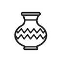 Ceramic Small Flower Vase Floral Container Modern Aesthetic Table Centerpiece Tabletop Ornament for Entrance Desk Housewarming Gift, Brown (Terracotta)