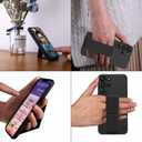 Compatible with ZTE Nubia Red Magic 10 Pro/10 Pro+/10S Pro/10S Pro+ Phone Case, Hide Folding Kickstand/Stand Silicone TPU Protective Cover Case - Black