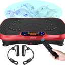 AXV Vibration Plate Fitness Platform Exercise Machine Vibrating Shaking Full Body Shaker Workout Vibrate Stand Shake Board Sport Gym for Weight Loss Fat Burner for Women Men