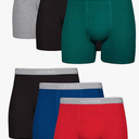 Hanes mens Underwear Boxer Briefs Pack, Cool & Breathable Cotton Moisture-wicking Underwear for Men, No Ride Up, Large US