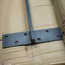 The Original Granite Bracket Heavy Duty American Made Steel Free Hanging Universal T Shelf Bracket, 30 inch, for Floating Shelves, Desks, Mantels, Matte Black (2 Count)