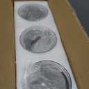 Wall Mounted Cereal Dispenser, Triple Dry Food Container With 3 Cups, 4.5L Grain and Candy Wall Mount for Store Oatmeal, Coffee Bean, Nuts, Snacks