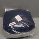 L'AGRATY Knitted Weighted Blanket - 60"x80" 15lbs Cooling Chunky Knit Heavy Blanket for Adults Braided Crochet Throw Thick Cable Yarn Knit Decorative Blanket No Beads Evenly Weighted Machine Washable, Blue