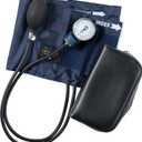 MABIS Precision Series Aneroid Sphygmomanometer Manual Blood Pressure Set with Calibrated, Nylon Cuff and Carrying Case, FSA HSA Eligible, Adult Large, Latex Free