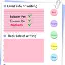 3 x 250 Count Colored Index Cards 3x5, 180gsm Heavy Weight Flash Cards | Ruled Index Cards, 5 Color (50 Sheets Each), Portable Note Taking for Students, Teachers, Note Cards for Office Home College