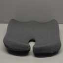 C CUSHION LAB Patented Pressure Relief Seat Cushion for Long Sitting Hours on Office/Home Chair, Car, Wheelchair - Extra-Dense Memory Foam for Hip, Tailbone, Coccyx, Sciatica - Light Grey (Gray)