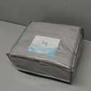 Hearth & Harbor Bed Sheets, Luxury Soft 6 Piece Bed Sheet Set Extra Deep Pocket Fitted Sheets Fits Mattress up to 21", Double Brushed Bedding Sheets & Pillowcases, (King, Chambray Grey)