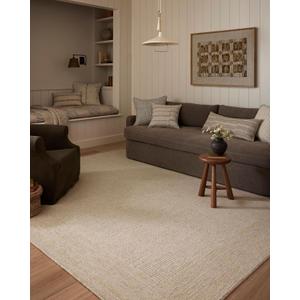 Loloi Amber Lewis Windsor Collection WIN-01 Ivory/Wheat 8'-6" x 11'-6" Area Rug