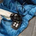 Dark Blue Sherpa Blanket 72x84 
