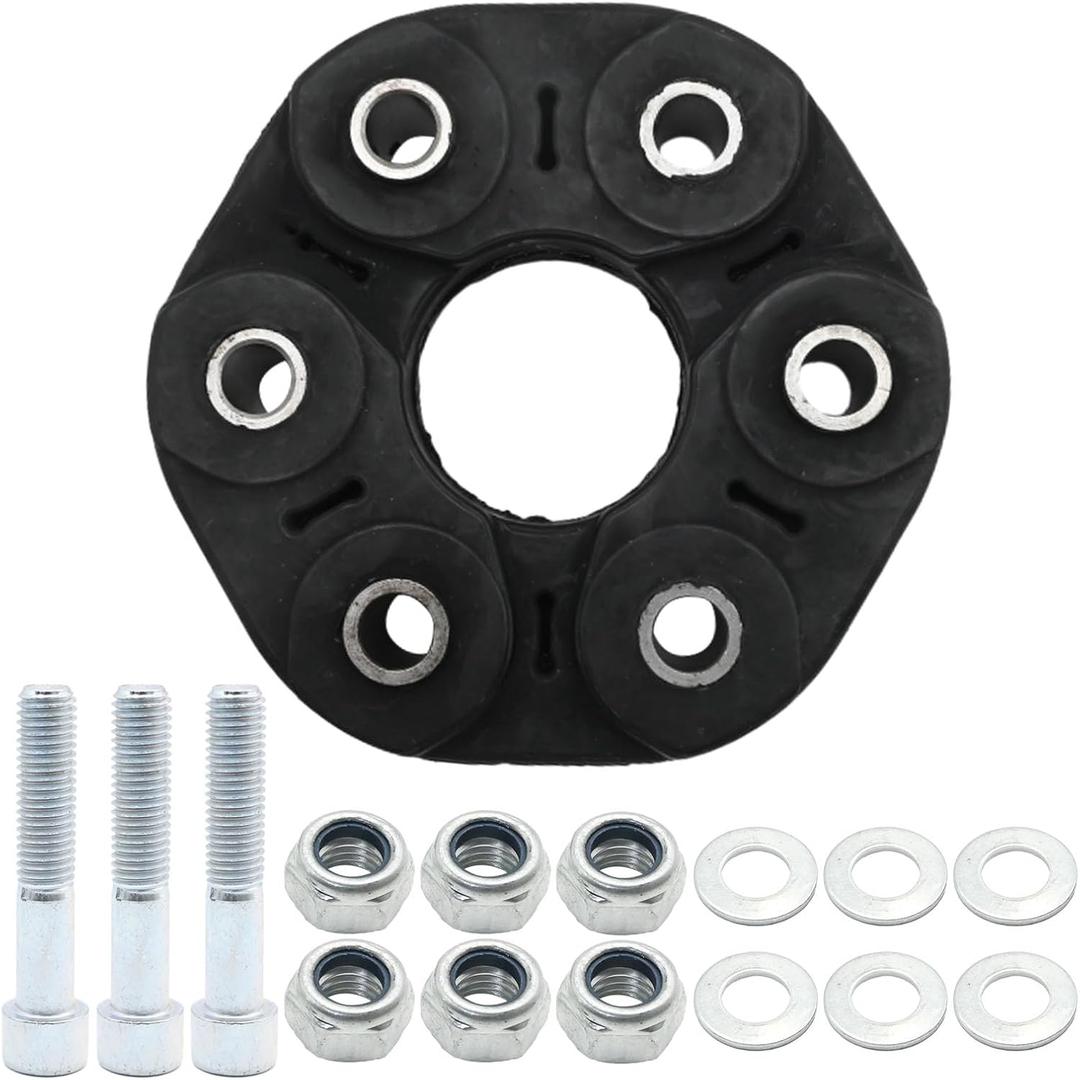 5127289AA Driveshaft Coupler Flex Joint with Bolts Replacement for Chrysler 300 V6 2.7L 2005 2006 2007 2008 2009 2010 Replacement for Dodge Challenger V6 3.5L 2010 Replace 5144110015