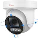 Anpviz 4K 8MP PoE PTZ Camera Outdoor, 5X Optical Zoom 2.7~13.5mm Lens, Pan 280 Tilt 90 IP Security Camera Human Vehicle Detection, Spotlight&Sound Alarm, 2 Way Talk, SD Card Slot, IP66 (U Series)