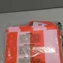 Fit & Fresh Large Beach Bag for Women - Extra Large Travel Tote With Pockets (Pink & Orange Stripe)