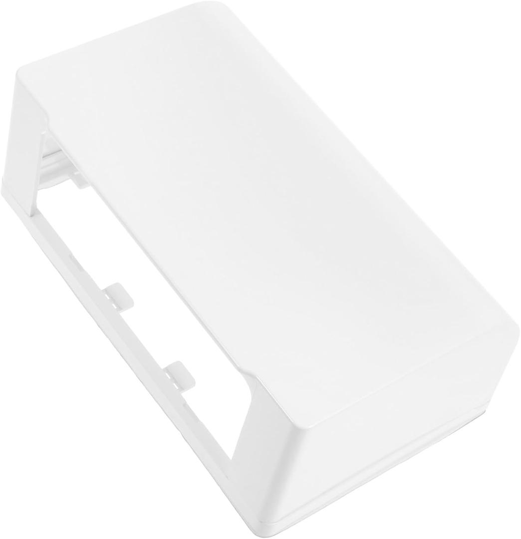 UKCOCO Waterproof Socket Cover Double-Position Adhesive Outlet Protector for Kitchen Bathroom Outdoor Use Splash-Proof Electrical Outlet Cover 7.95X4.72X2.95In