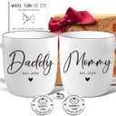 Pregnancy Mug Gift Est 2026 for New Parents, Mommy And Daddy To Be Mug Gifts, New Parents Mugs Gift for Mom, Dad - Pregnancy Announcement, New Parent Gifts for Couples, Mom And Dad Mugs 2026-15