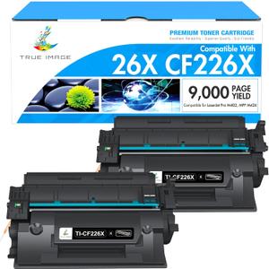 26X Toner Cartridge for HP Printer CF226X M426fdw Compatible for HP 26X Black LaserJet Toner Cartridge 26A CF226A M402n MFP M426fdw M402dn M402 M402dw M402dne M426fdn M426 M426dw Printer Ink 2 Pack