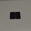 Anteel Double-Sided Silicone Suction Phone Case Mount, Enhanced Suction Cup Power and Thickened Grip for Selfies and Videos, Durable, Hands-Free Non Slip Accessories, 2.36"x3.66" (BLK&BLK)