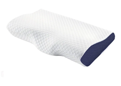 1pc Memory Foam Pillow Neck Pillows(Blue) one size