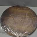 PINXIURY 13.8 Inch Round Wooden Decorative Serving Tray for Coffee Table and Home Decor, Round Wood Tray for Table Centerpiece, Small Candle Tray, Acacia, Appetizer Charcuterie Board