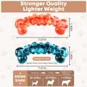 Dog Chew Toys for Aggressive Chewers - 2 Pack Indestructible Teeth Cleaning Chew Toys to Keep Them Busy for Medium & Large Dogs