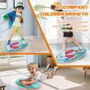 Wobble Balance Board for Kids Wooden Rocker Board Load 123Lbs, Active Play and Exercise for Toddler
