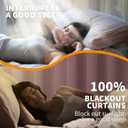 YoungsTex Light Pink 100% Blackout Curtains 63 Inch Length for Kids Bedroom, Thermal Insulated Black Out Drapes with Grommet Double Layer for Winter Living Room Window, 2 Panels, 42 X 63 Inch