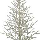 40 Inch Tinsel Christ mas Tree Antique Silver - 3.33 Foot Tinsel Pine Tree