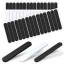 Allgawise (Pack of 45 Hat Size Reducer, Hat Sizer Reducer Insert, Make Smaller Sweatband, Self Adhesive Resizer Foam Tape for Hat Cap, Black and White