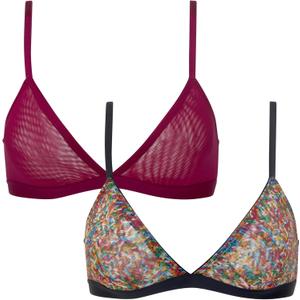 Parade Women's Silky Mesh Triangle Bralette: Multi Packs (Medium) Parade Women's Silky Mesh Triangle Bralette: Multi Packs (Medium)