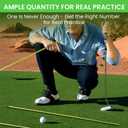 Golf Alignment Sticks 43 Inches Value 5-Pack with Premium Cover, Training Rods Essential Aiming Stick for Perfect Swing & Accurate Aiming & Effective Practice Guide
