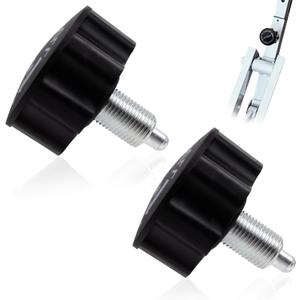 M16 Pull Pin Knob 2PCS Spring Adjustment Fitness Pop-up Knob Exercise Bike Replacement Parts for Fitness Equipment (Large)