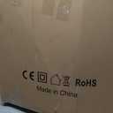 22'' Ring Light with 75'' Tripod Stand, LED Display/2 USB Ports/6500K Dimmable Ring Light for iPad Phone Holder for Tattoo Lash Live Makeup Video Recording TikTok Barber Stylist Photography (Black)