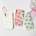 NITITOP Compatible with iPhone 11 Case Cute Bow Knot Ribbon Pattern for Girls Women Trendy Bowknot Slim Fit TPU Bumper Silicone Shockproof Full Camera Protection Cover - Green